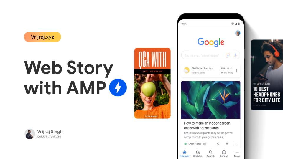 Web Stories with AMP Cover Image