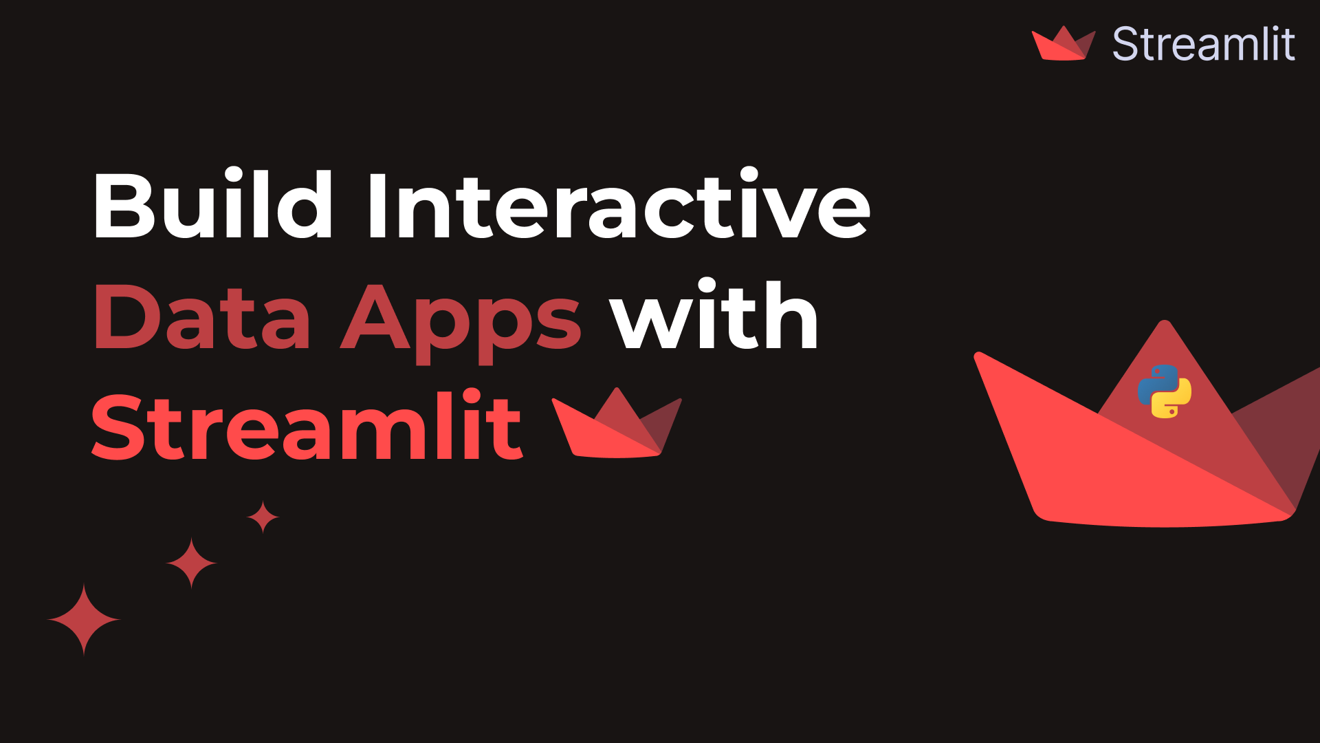 Streamlit – The Fastest Way to Create Web Apps in Python Cover Image