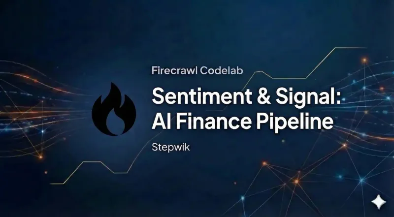 Sentiment & Signal: AI Finance Pipeline Cover Image