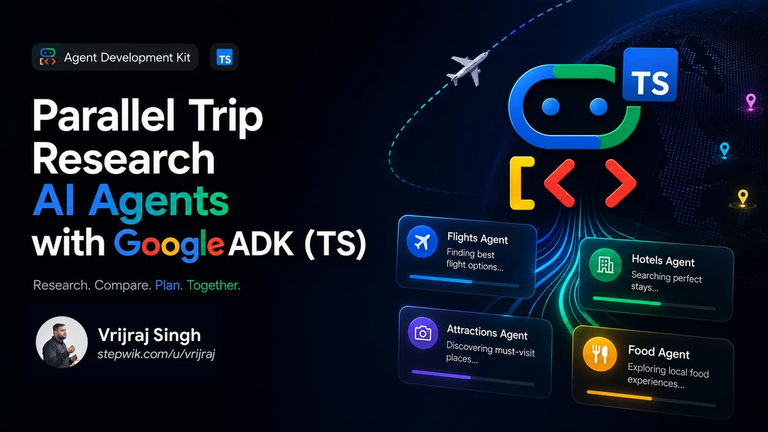 Parallel Trip Research AI Agents with Google ADK (TypeScript) cover