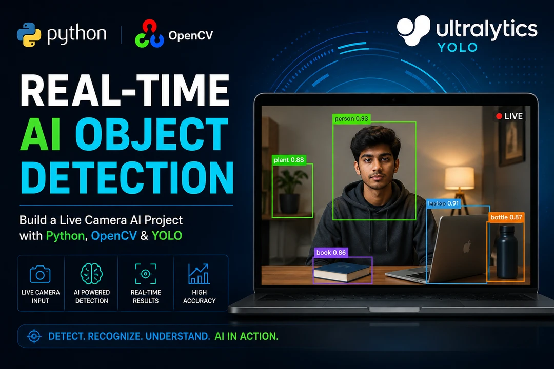 Real-Time Object Detection Using AI and Live Camera cover